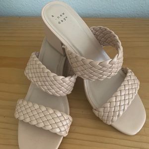 A New Day pink sandal. Worn just twice and ready for wear!